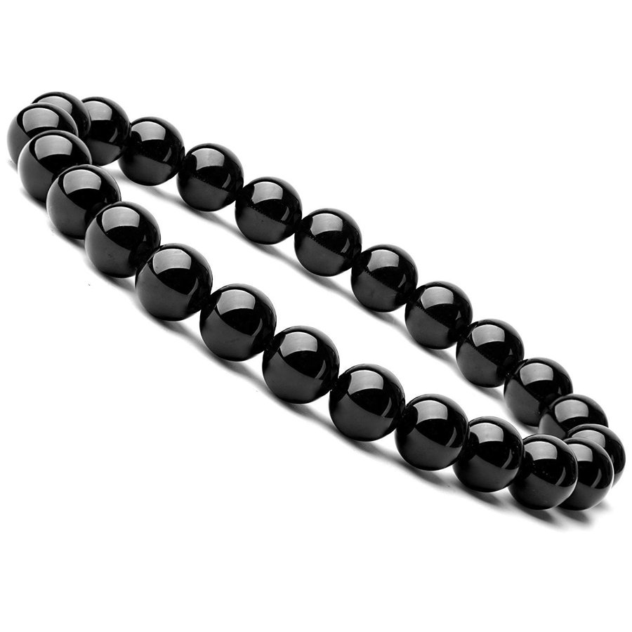 Black onyx 8mm bead bracelet