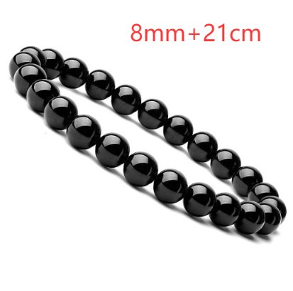 Black onyx 8mm bead bracelet