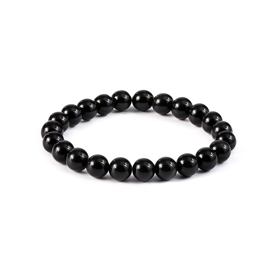 Black onyx 8mm bead bracelet